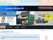Tablet Screenshot of locationbenne94-locationdebenne94.com